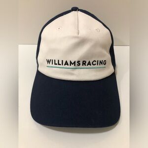 Williams Racing Cap Hat Hackett London Adjustable strap Blue and White Adult OS